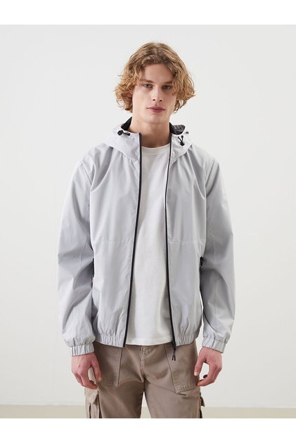 Ozmarka New Season Standard Fit Hooded Men's Raincoat
