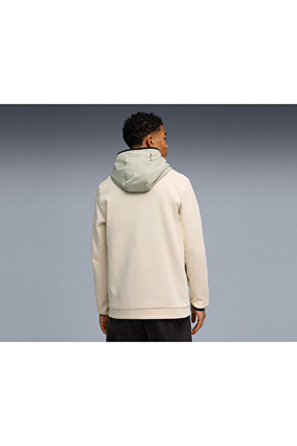 Puma Pumatech Full-Zip Hoodie Erkek Günlük Ceket 69218587 Krem