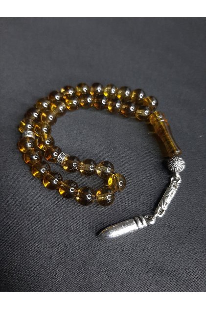 Honeycomb Color Metal Detailed 33-Piece Prayer Beads