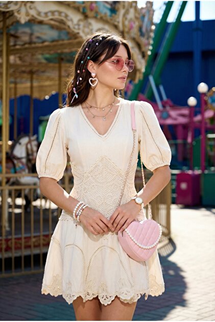 OMMO LLIC BALLON KT BUSTIER ゴールド FASHION COCKTAIL Barok Stomacher Bel Dantel Korseli Güpürlü Balon