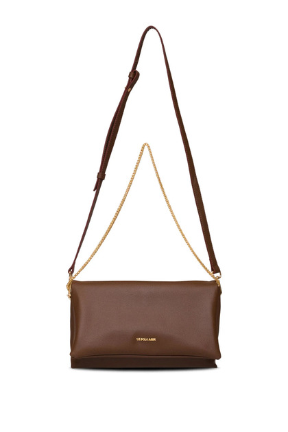 Women's Postman Crossbody Bag Brown Us25583 – Casual Stylish Design, Lightweight and Convenient
