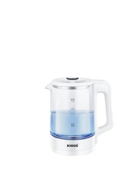 1.7 Liter Glass Kettle 1500W, Kroos Model Kr-5426: Available in the Category: Kettles with the Quality You Deserve!