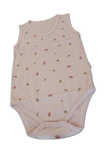 Strappy Baby Kids 100% Cotton Snap Fastener Bodysuit Colorful Girl's Floral 4-6 Years Old