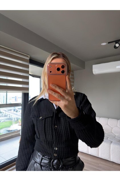 Kadın Kapitone Crop Ceket