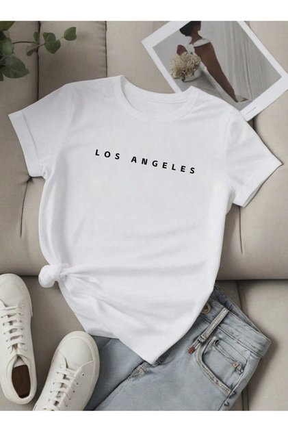 Unisex Men/Women Angeleslos Custom Printed Oversize Cotton T-Shirt T-Shirt