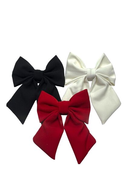 Melkady 423Ba - Luxury Automatic Buckle Set with Bow Scarf (3-Piece) - 3 Pieces