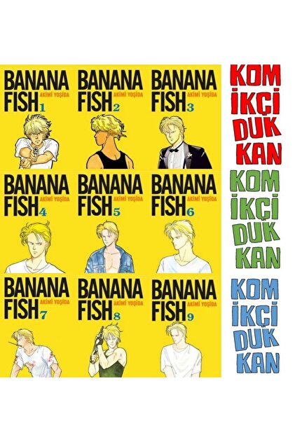 Gerekli Şeyler Yayıncılık Banana Fish 1-2-3-4-5-6-7-8-9 Manga SET