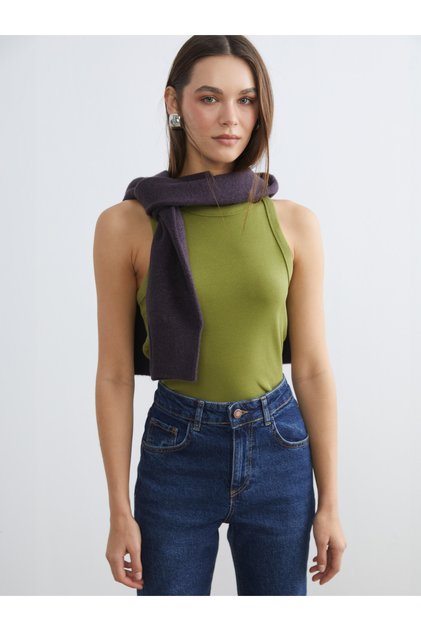 Crew Neck Women's Tank Top