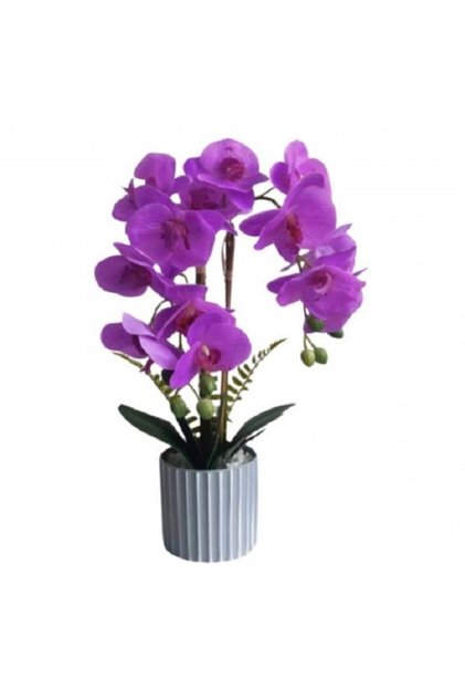 Orhidee artificiala mov in ghiveci 48 cm