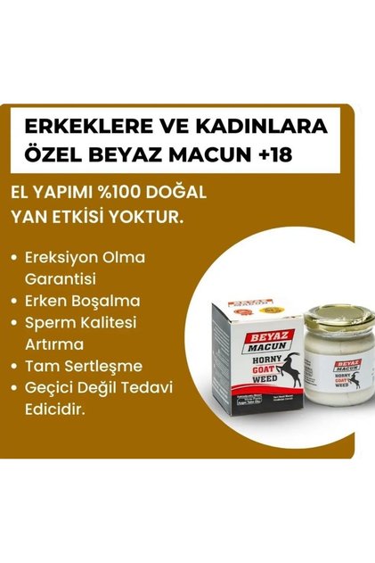 Çakşır otlu kuvvet ginsengli beyaz macun 240gr