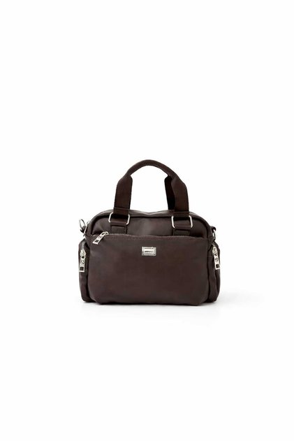 Salmet Bag Black Multi-Eyed Adjustable Strap Quality Artificial Leather Women's Crossbody Bag