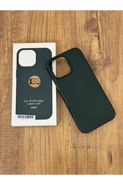 iPhone 16 Pro Max Compatible Animated Magsafe Featured Leather Case with Velvet Inside