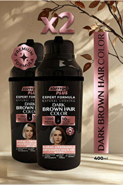 Softto Plus Expert Woman Brown Hair Color / Koyu Kahve / Kadınlara