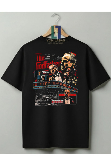 The Godfather Printed Unisex Premium 100% Cotton T-Shirt - Special Design Sinefilm Series
