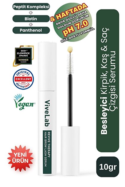 ViveLab Revive Therapy Hair Brow Lash Serum / Besleyici Kirpik