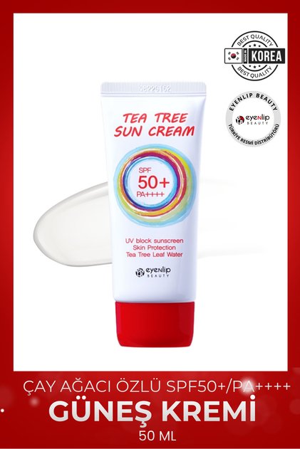 Tea Tree Extract Sunscreen Spf50+/Pa++++ Uv Protection 50 ml