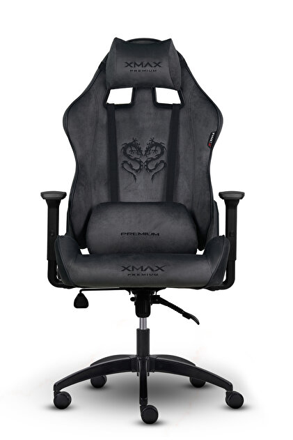 XMAX / Rio Balerion Antrasit Gri Kadife Terletmez Kumaş Gaming