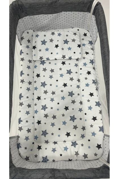 Children's bed sheet with pillow, measuring 52 cm x 88 cm
