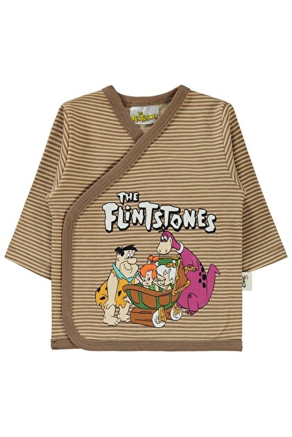 Flintstones The Flıntstones Erkek Bebek Zıbın Takımları Sütlü