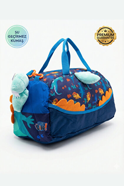 Dinozor Desenli Çocuk Spor & Seyahat Çantası – 14 L