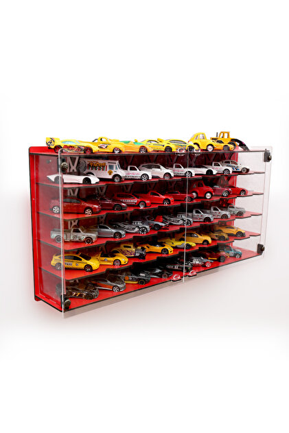 GOOD SIGN Pleksi Kapak 48 Araçlık 1/64 Hotwheels,Matchbox Uyumlu