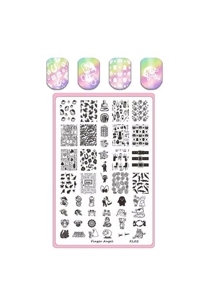 Stamping Tirnak Süsleme Plakası
