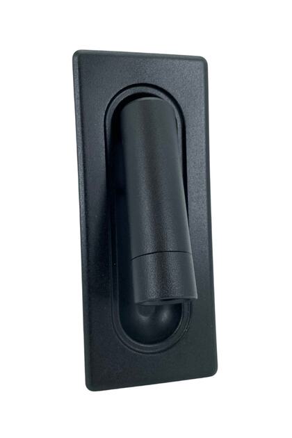 Samsung Led Ema Mini Black Bedside Reading Lamp Recessed Built-In Switch On/Off with Switch 3000K.