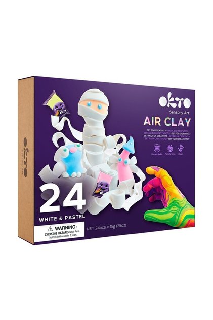 Set De Creatie Air Clay, , 24 Culori - Whitepastel