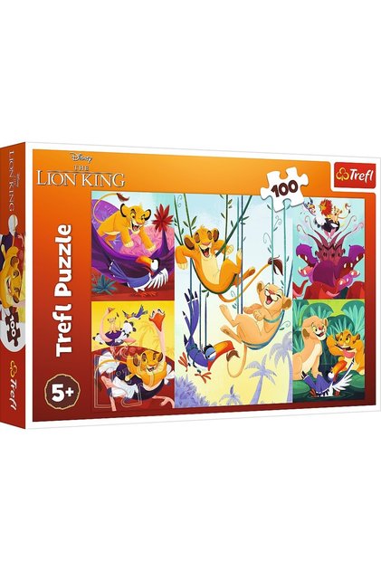 Puzzle Trefl Disney Lion King, Curajosul rege, 100 piese