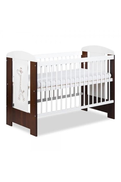 Patut Copii Din Lemn Little GIRAFFE Wenge