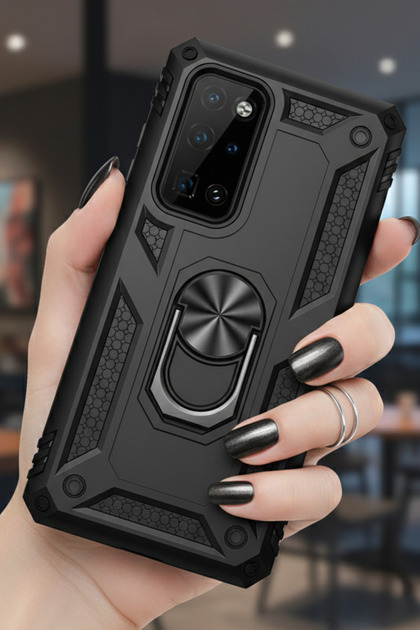 Huawei P40 Case Magnetic Tpu Tank Cover with Ring Stand