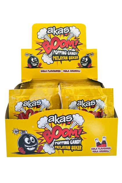 Akaş Boom Cola Flavored Exploding Candy 4 Gr 40