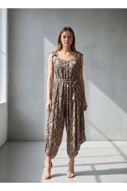 Maya Askisi Tie-Up Jumpsuit