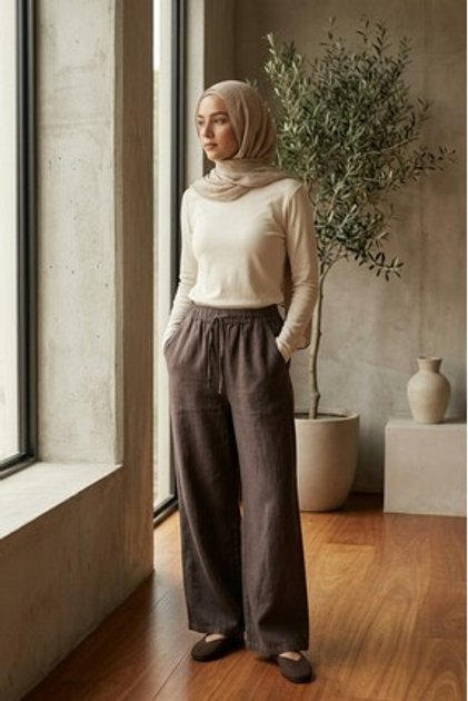 Beli Lastikli Tansel Pantolon