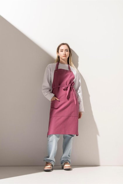 K-162 Rainbow – Koyu Pembe Boydan Önlük