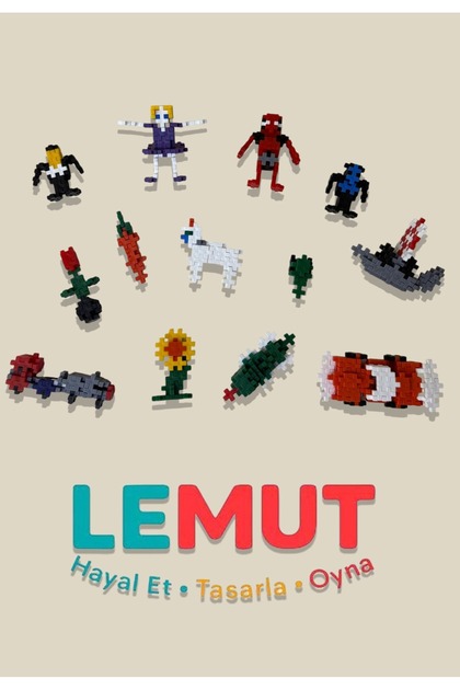 Lemut Blockland 800 Parça ( KUTUSUZ ) pixel Yaratıcı tasarım yapı