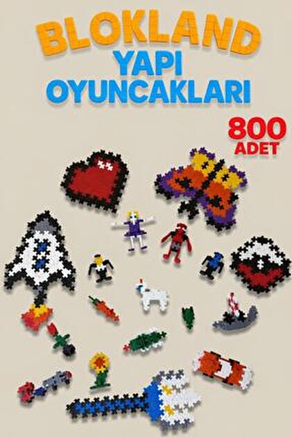 Lemut Blockland 400 Parça ( KUTUSUZ ) pixel Yaratıcı tasarım yapı