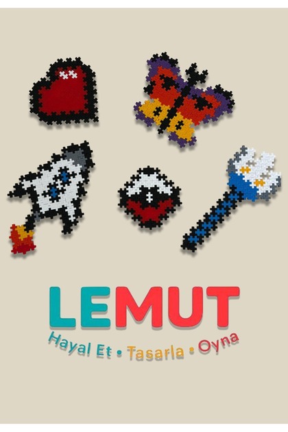 Lemut Blockland 800 Parça ( KUTUSUZ ) pixel Yaratıcı tasarım yapı