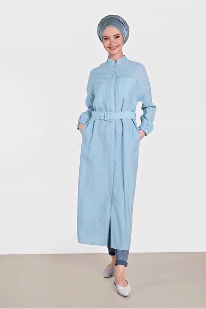Birded Tunic with Tassel Details on the Back 4473
