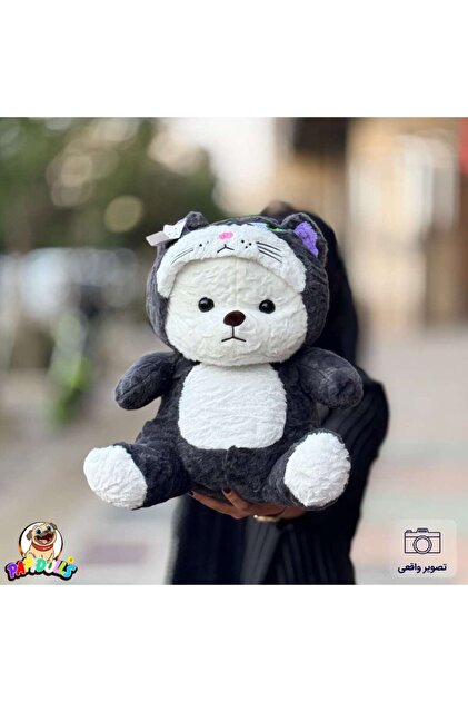 Teddy Bear Costume Plush Toy Bear Hoodie Detachable Plush Bear 30cm