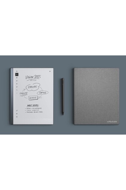 Remarkable 2 Tablet Digital Paper Tablet Marker Plus Gri Kılıf