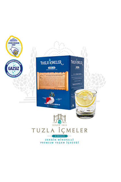 Tuzla İçmeler Doğal Zengin Mineralli Detoks Suyu 5 Litre