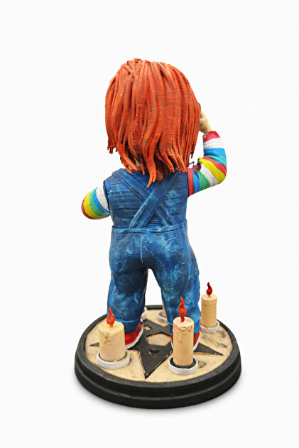 3D Chucky - Child's Play Korku Filmi Figürü - 17cm - Premium