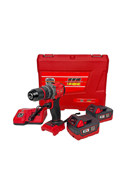 Bormașină Autofiletantă German Meister, Motor Brushless, 2 Acumulatori 36V 8Ah