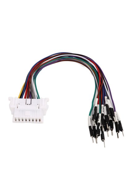16 Pin OBD2 Connector Cable Welding Free Fault Detection Code Removal Diagnostic Jumper Adapter C...
