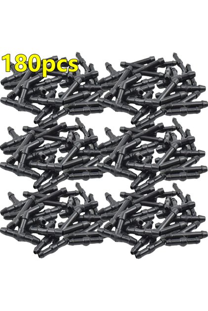 180pcs(10bag) 18-180PCS Car Wiper Spray Pipe T Y I Type Windshield Washer Pipe Nozzle Wiper Cleanin