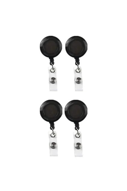 4 pcs 4/8One Pack Retractable Badge Holder | PPMaterial,Belt Clip,Suitable for nurse and doctor ID c
