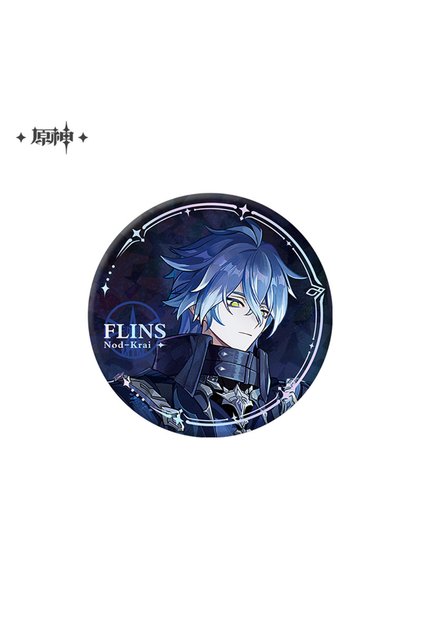 58mm 1 58mm Game Genshin Impact The Moon Leads Home Aino Lauma Flins Cosplay COSTUME Badge Pin SPTE