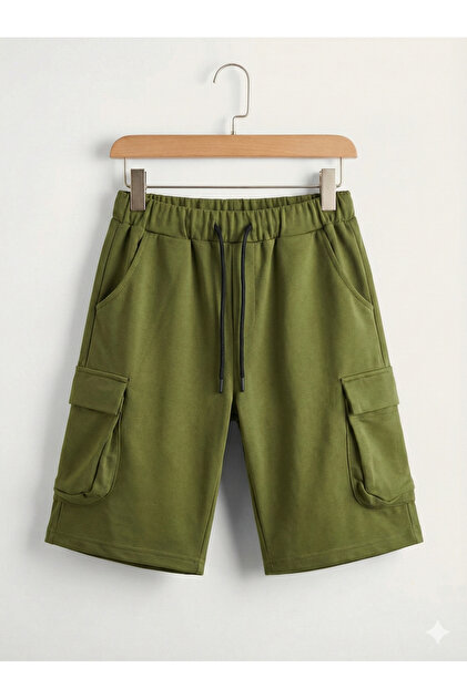 Boys' Cargo Pocket Bermuda Shorts