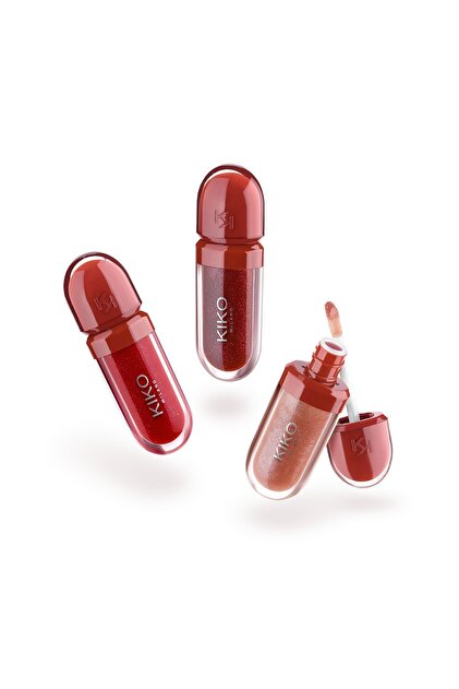KIKO Makyaj Setleri - Flirt Alert Mini Kisses Maxi Shine Kit 3D
